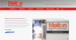 Desktop Screenshot of meltonmachine.com
