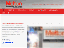 Tablet Screenshot of meltonmachine.com
